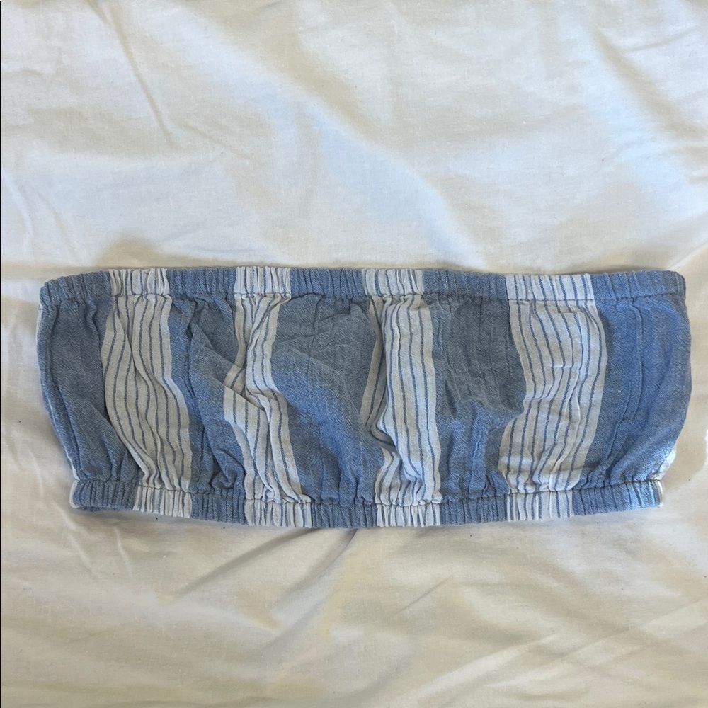 American Eagle Outfitters Light Blue Tube Top Garment Sz XS